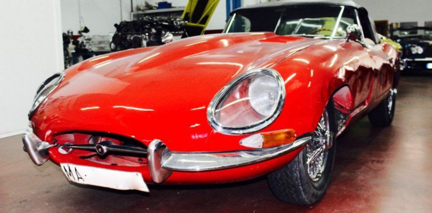 Jaguar E Type Serie 1 3.8 para restauración a 100 puntos o de concurso, en FVC Clásicos